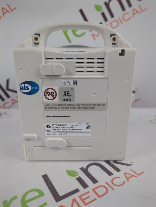 Nihon Kohden BSM-1733 Life Scope PT Transport Patient Monitor
