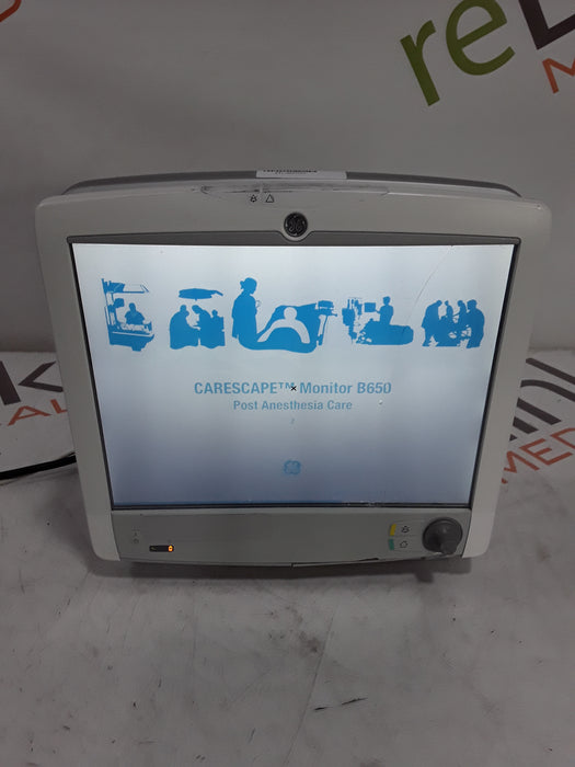 GE Healthcare Carescape B650 Post Anesthesia Care Patient Monitor