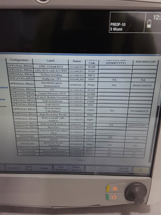 GE Healthcare Carescape B650 Post Anesthesia Care Patient Monitor
