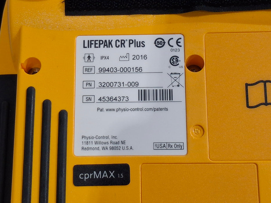 Medtronic LifePak CR Plus Defibrillator