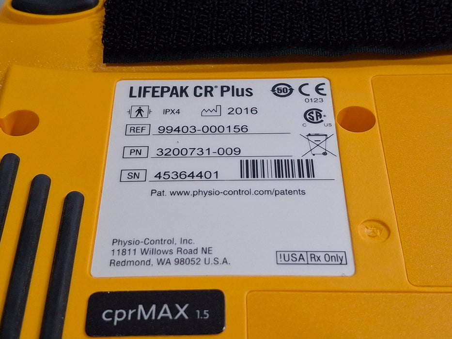 Medtronic LifePak CR Plus Defibrillator
