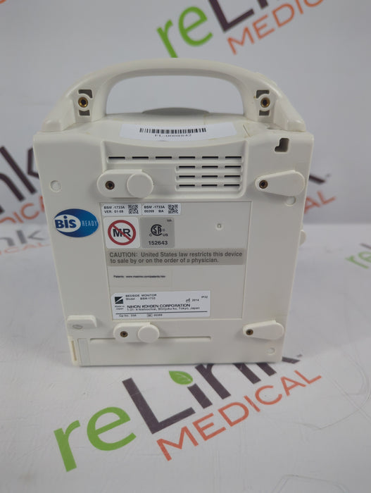 Nihon Kohden BSM-1733 Life Scope PT Transport Patient Monitor