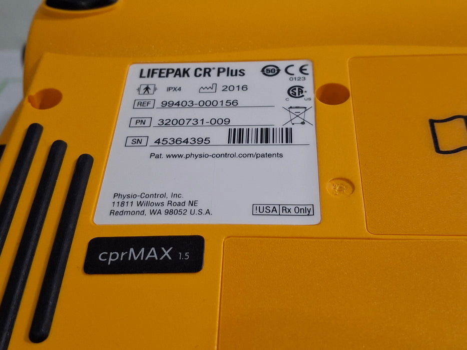 Medtronic LifePak CR Plus Defibrillator