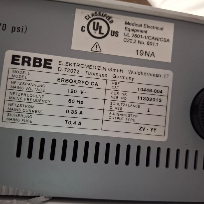 Erbe ErboKryo CA Cryosurgical Unit