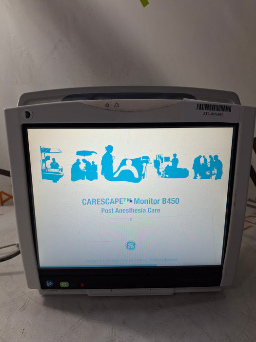 GE Healthcare Carescape B450 Post Anesthesia Care Patient Monitor