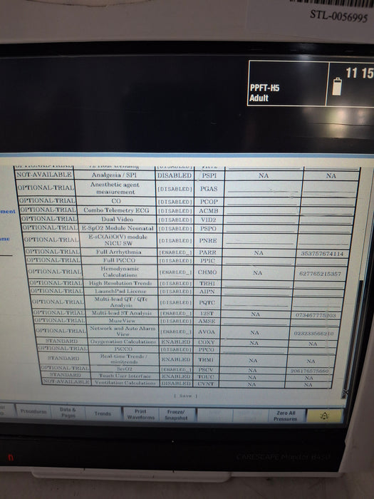 GE Healthcare Carescape B450 Post Anesthesia Care Patient Monitor