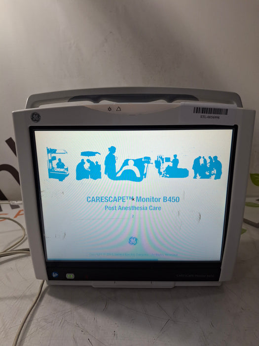 GE Healthcare Carescape B450 Post Anesthesia Care Patient Monitor