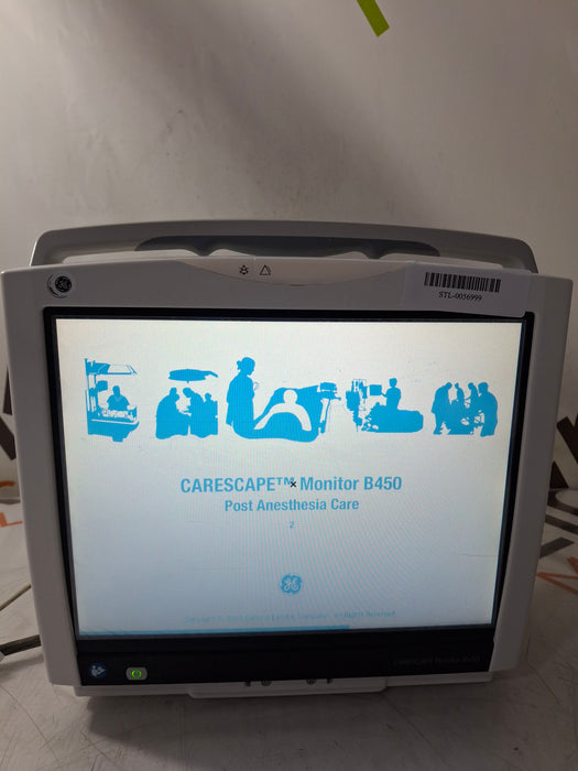 GE Healthcare Carescape B450 Post Anesthesia Care Patient Monitor