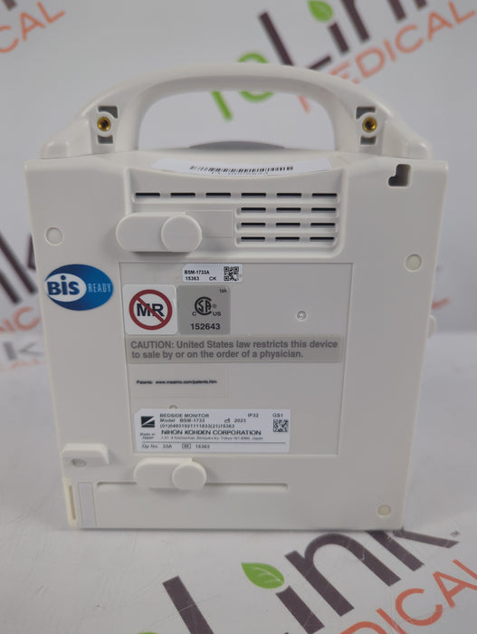 Nihon Kohden BSM-1733 Life Scope PT Transport Patient Monitor
