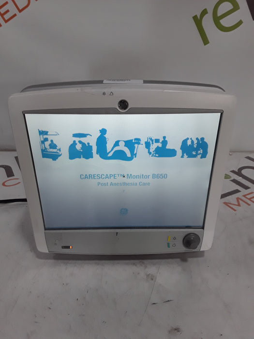 GE Healthcare Carescape B650 Post Anesthesia Care Patient Monitor