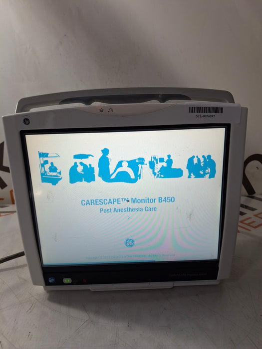 GE Healthcare Carescape B450 Post Anesthesia Care Patient Monitor
