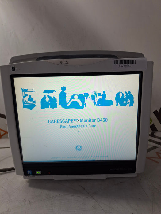 GE Healthcare Carescape B450 Post Anesthesia Care Patient Monitor