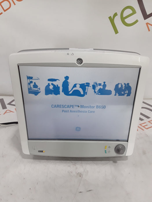 GE Healthcare Carescape B650 Post Anesthesia Care Patient Monitor