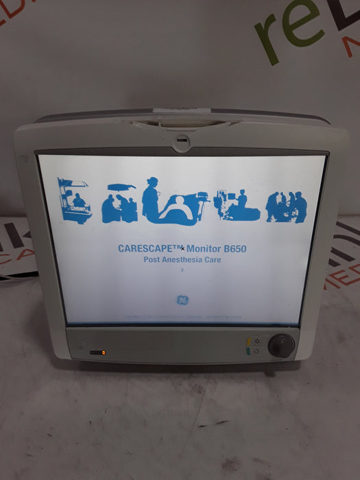 GE Healthcare Carescape B650 Post Anesthesia Care Patient Monitor