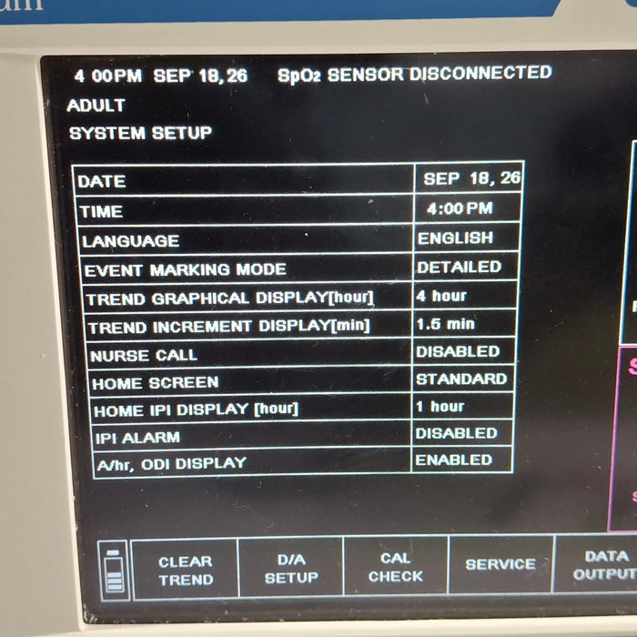 Oridion Capnostream 20P Capnography Monitor