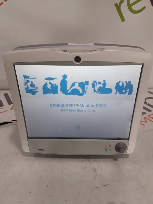 GE Healthcare Carescape B650 Post Anesthesia Care Patient Monitor
