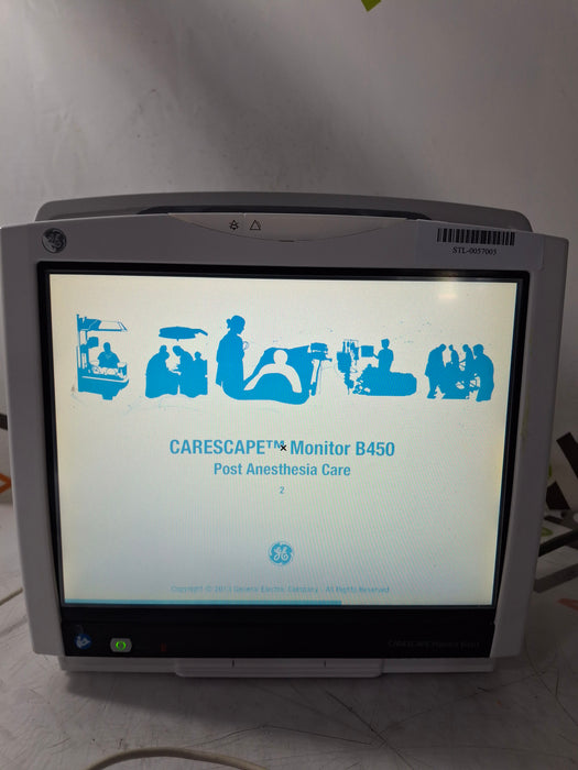GE Healthcare Carescape B450 Post Anesthesia Care Patient Monitor