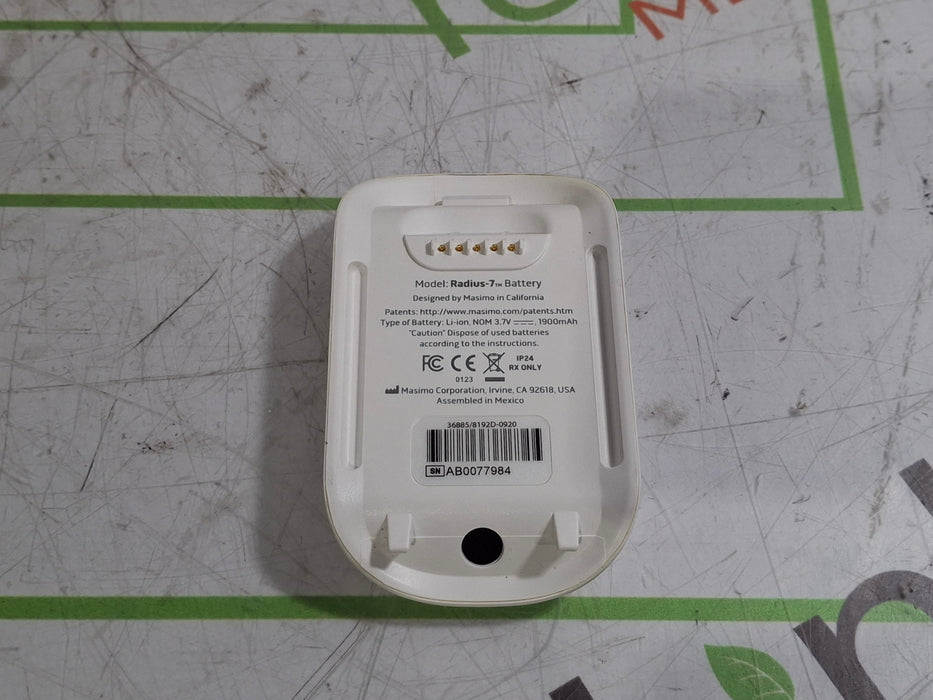 Masimo Radius 7 Battery