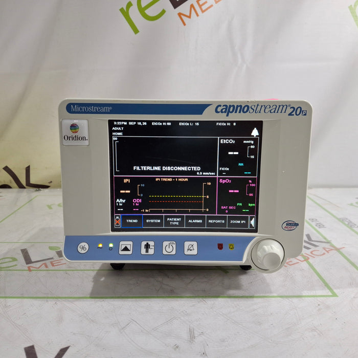 Oridion Capnostream 20P Capnography Monitor