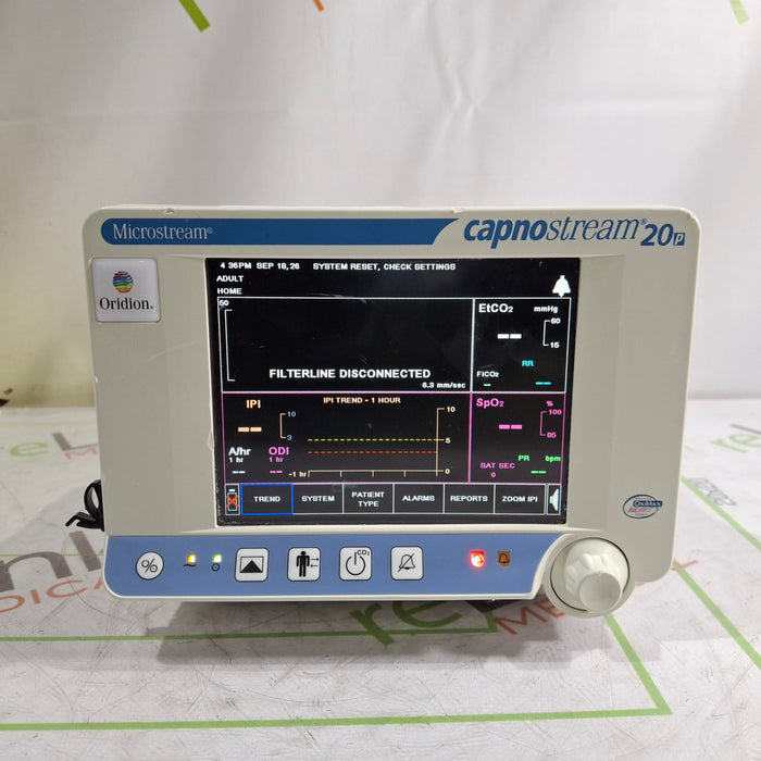 Oridion Capnostream 20P Capnography Monitor