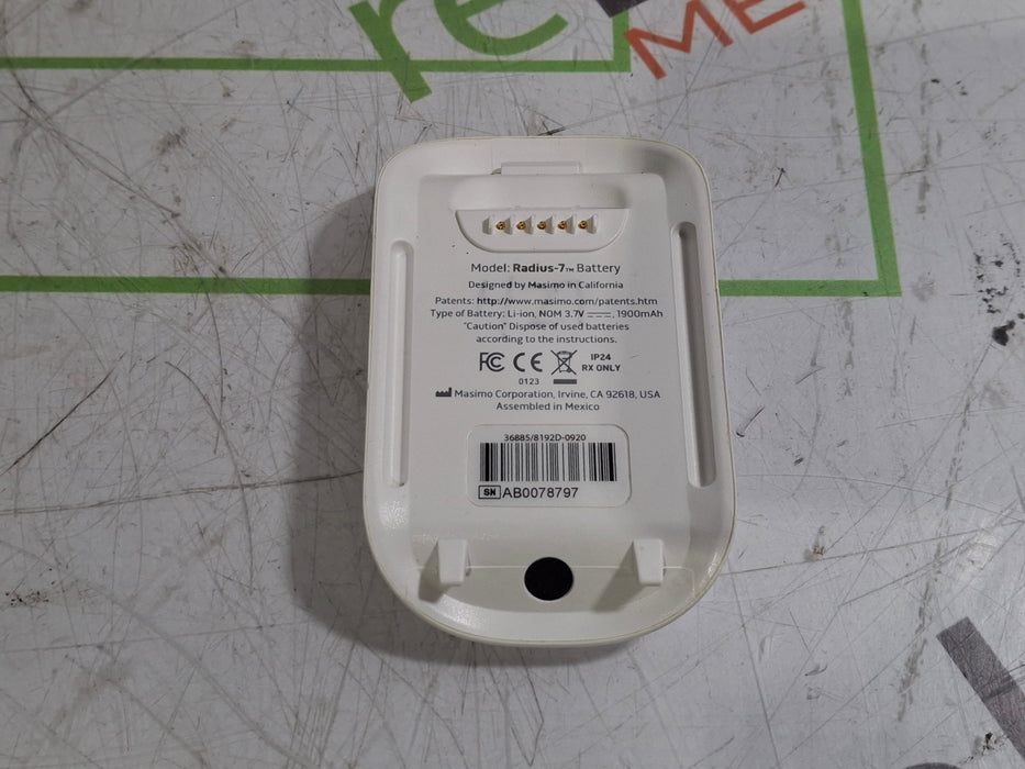 Masimo Radius 7 Battery