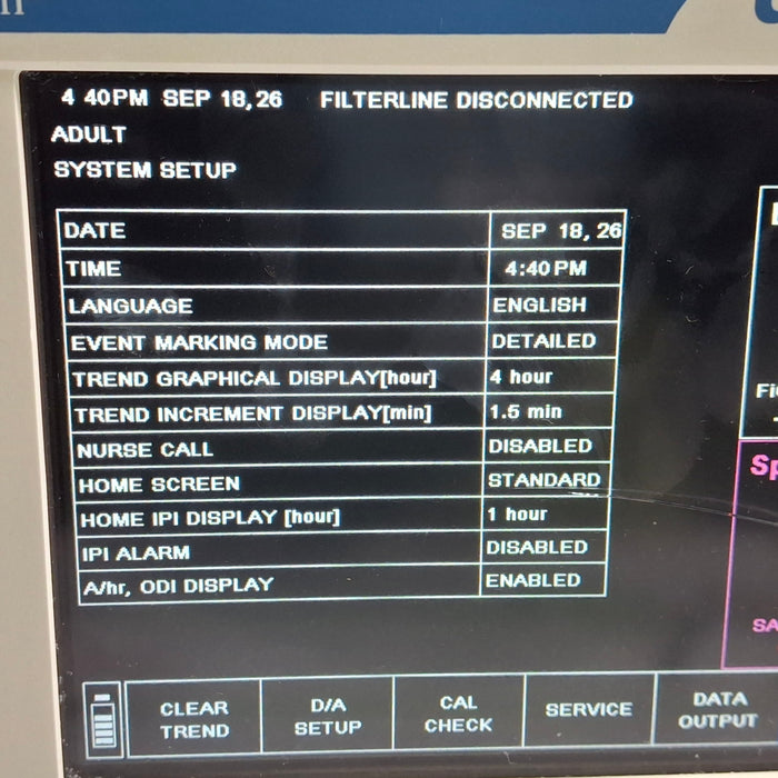 Oridion Capnostream 20P Capnography Monitor