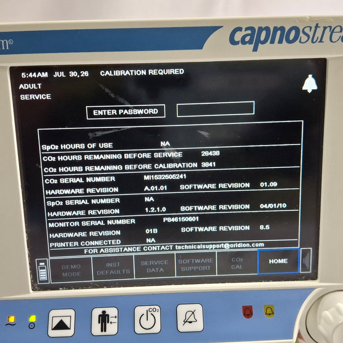 Oridion Capnostream 20P Capnography Monitor