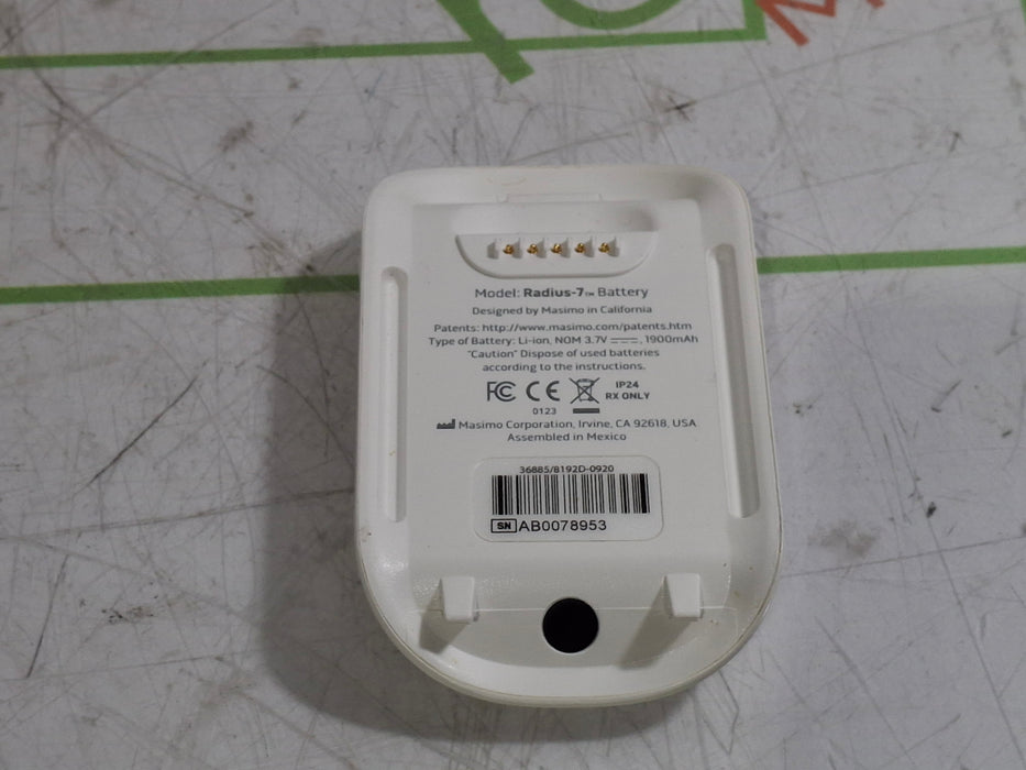 Masimo Radius 7 Battery