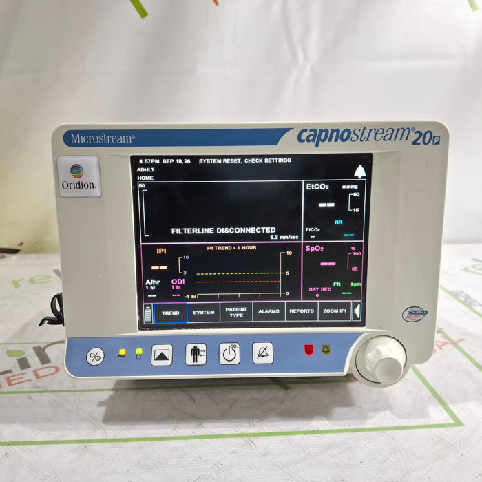 Oridion Capnostream 20P Capnography Monitor