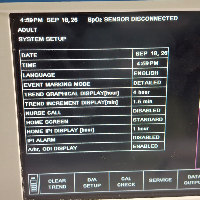 Oridion Capnostream 20P Capnography Monitor