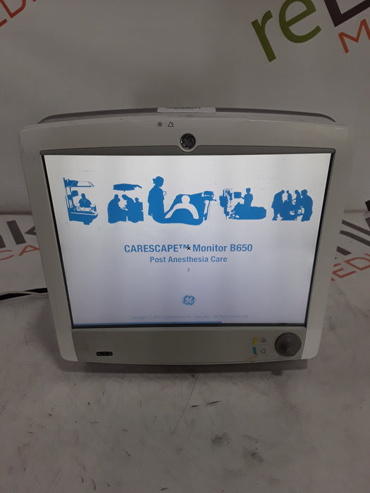 GE Healthcare Carescape B650 Post Anesthesia Care Patient Monitor