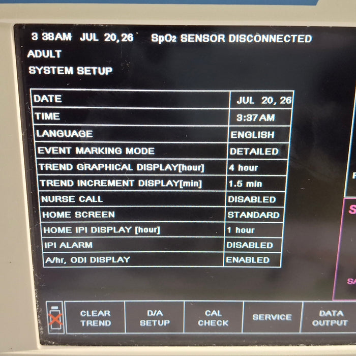 Oridion Capnostream 20P Capnography Monitor