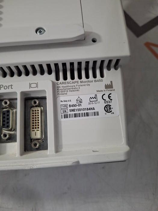 GE Healthcare Carescape B450 Patient Monitor