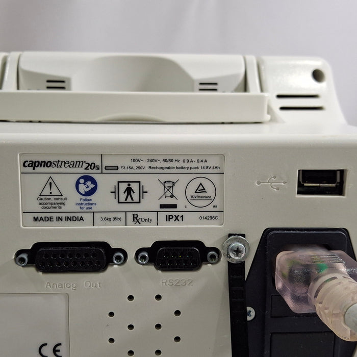 Oridion Capnostream 20P Capnography Monitor