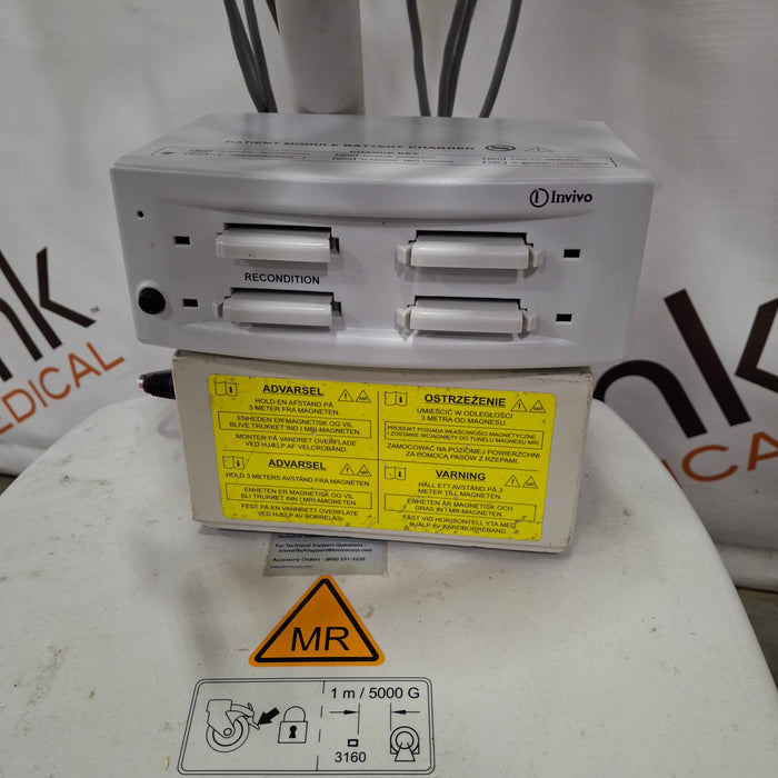 Invivo MDE Precess MRI 3160 Patient Monitoring System w/ Charging Cart