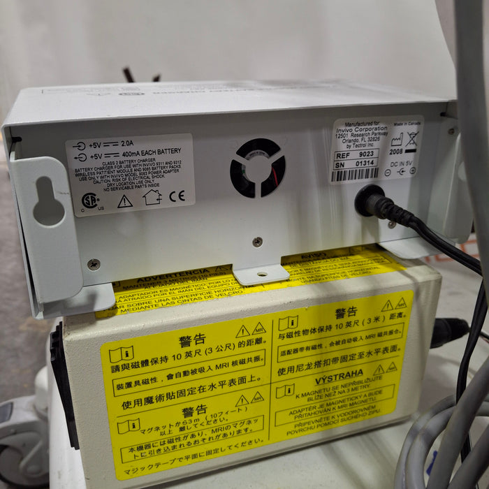 Invivo MDE Precess MRI 3160 Patient Monitoring System w/ Charging Cart