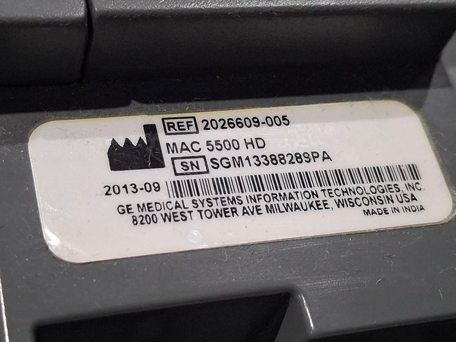 GE Healthcare MAC 5500 HD ECG without CAM Module