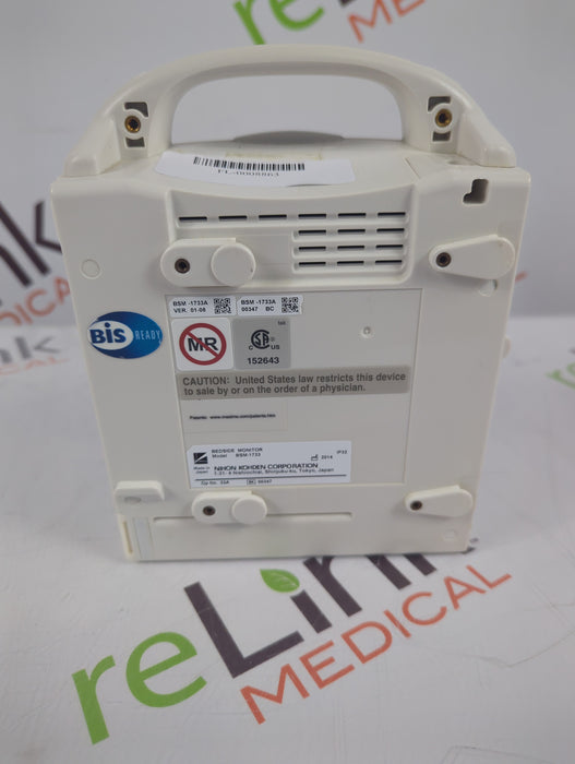Nihon Kohden BSM-1733 Life Scope PT Transport Patient Monitor