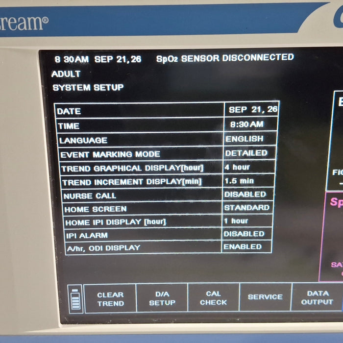 Oridion Capnostream 20P Capnography Monitor