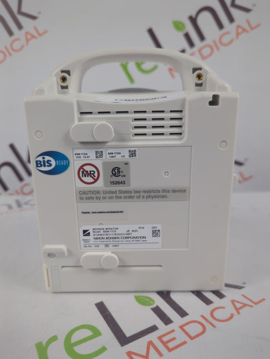 Nihon Kohden BSM-1733 Life Scope PT Transport Patient Monitor