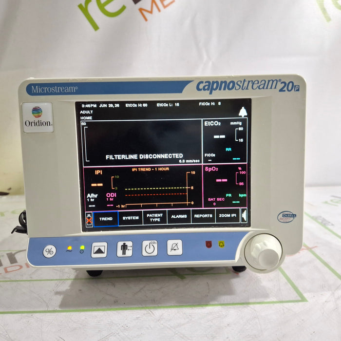 Oridion Capnostream 20P Capnography Monitor