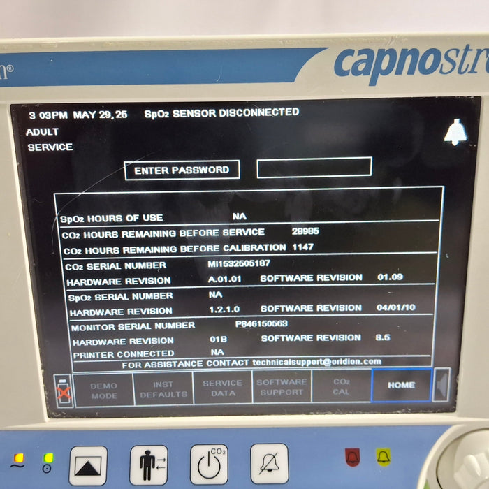 Oridion Capnostream 20P Capnography Monitor