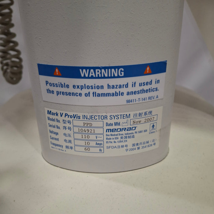 Medrad Mark V ProVis Injector