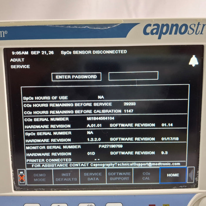 Oridion Capnostream 20P Capnography Monitor