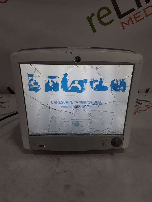 GE Healthcare Carescape B650 Post Anesthesia Care Patient Monitor
