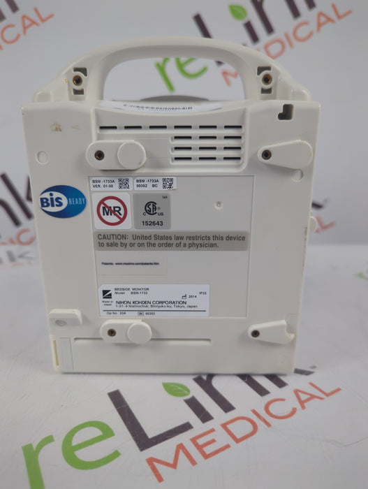 Nihon Kohden BSM-1733 Life Scope PT Transport Patient Monitor