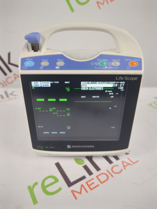 Nihon Kohden BSM-1733 Life Scope PT Transport Patient Monitor