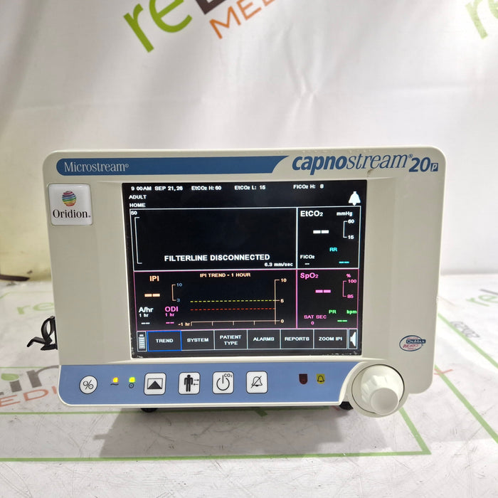 Oridion Capnostream 20P Capnography Monitor