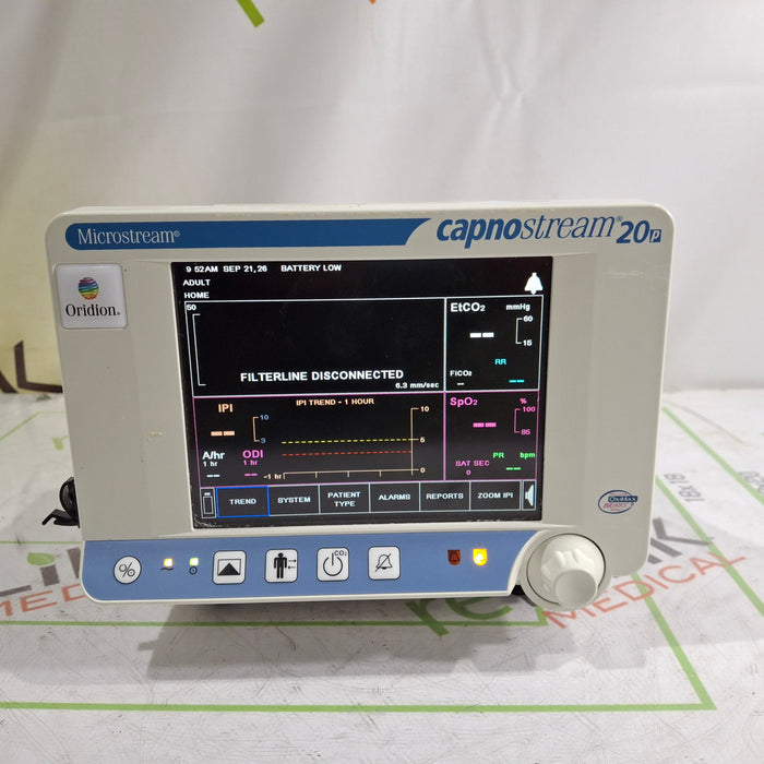 Oridion Capnostream 20P Capnography Monitor