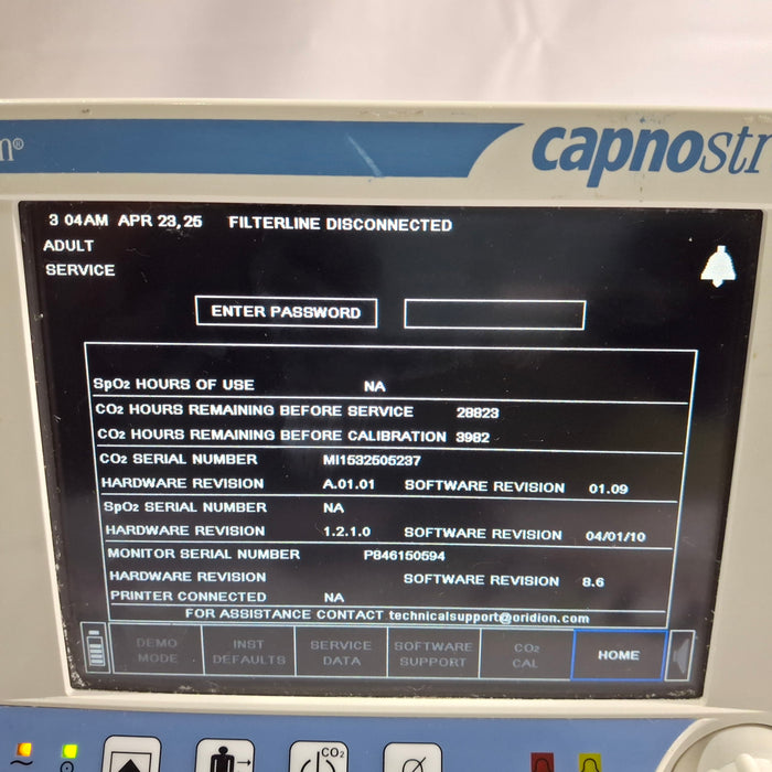 Oridion Capnostream 20P Capnography Monitor